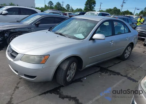 2008 Hyundai Sonata Gls из США, поврежденный, VIN 5NPET46C68H384239